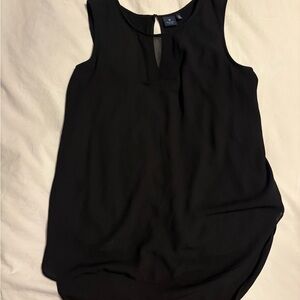 Kaari Blue - Black Tank Top with mesh detail
